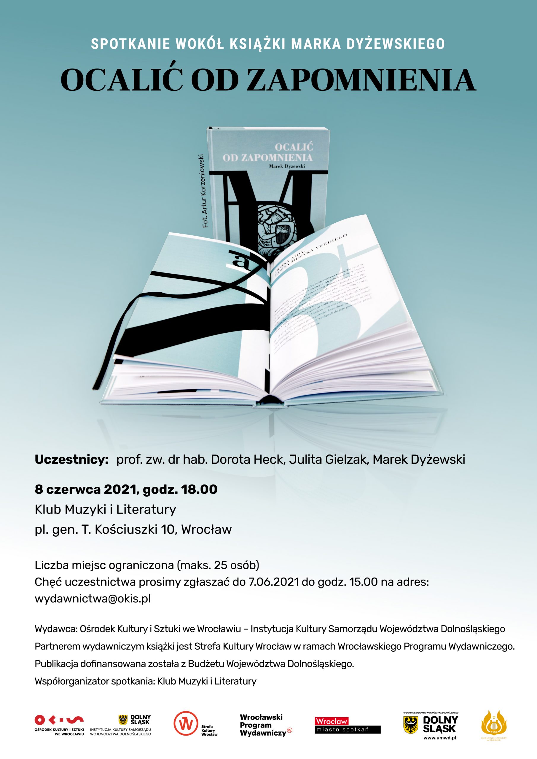 Spotkanie wokół książki Marka Dyżewskiego "Ocalić od zapomnienia"