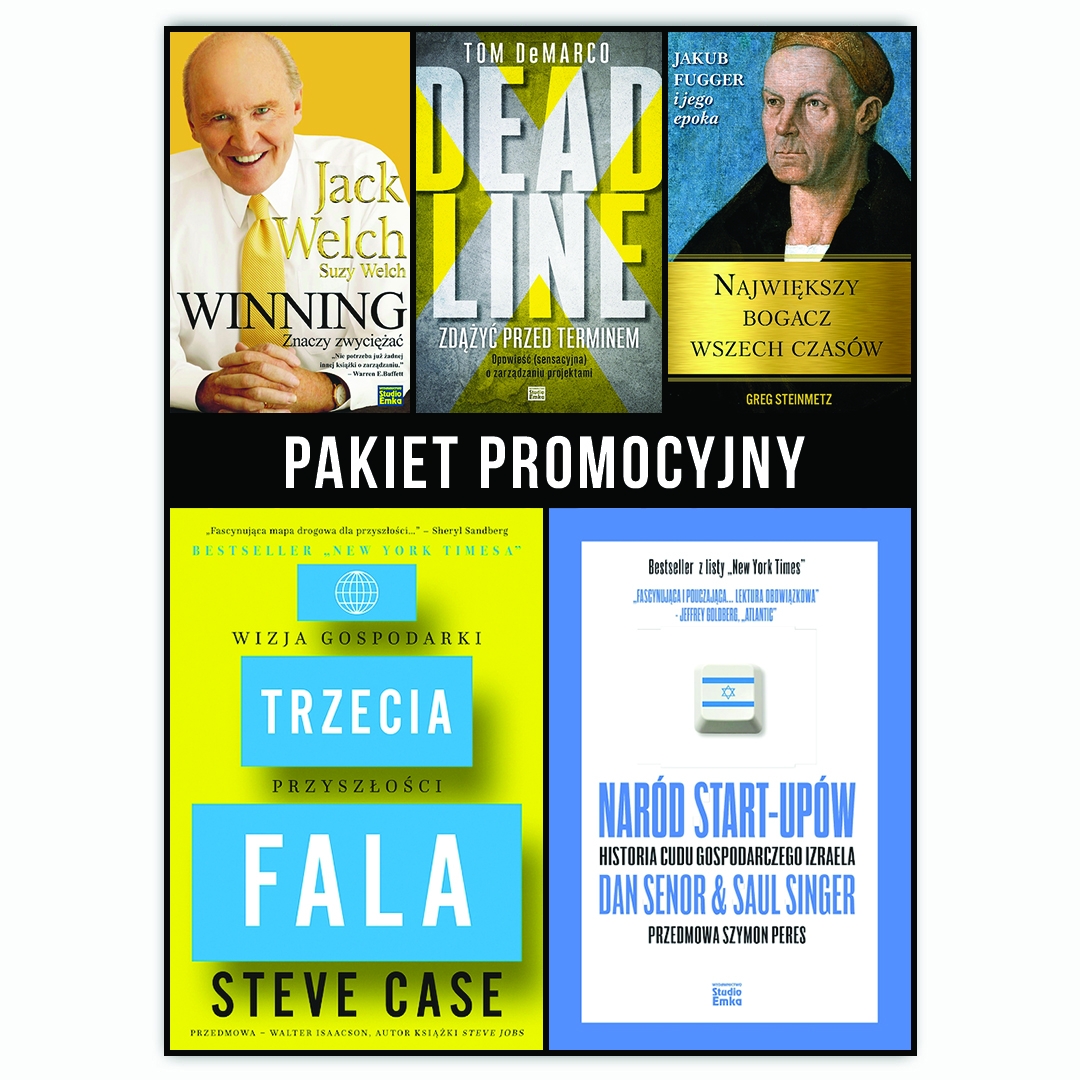 Studio EMKA poleca - pakiet 5 książek biznesowych