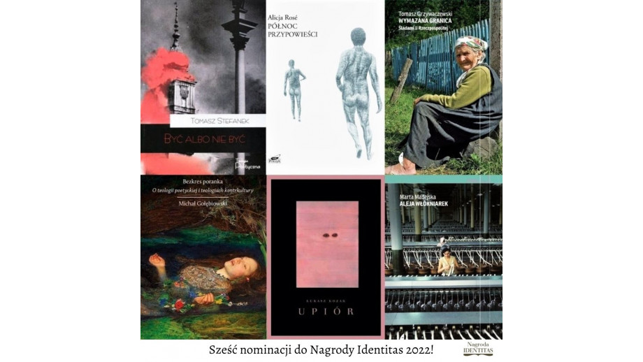 Szóstka nominowanych do Nagrody Identitas 2022