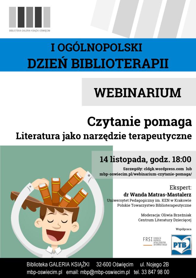 Tydzień Biblioterapii, czyli czytanie pomaga