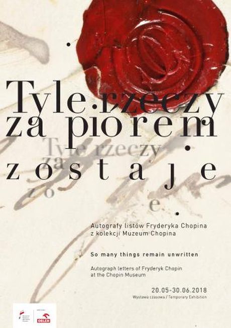 Muzeum Fryderyka Chopina, "Tyle rzeczy za piórem zostaje". Autografy listów