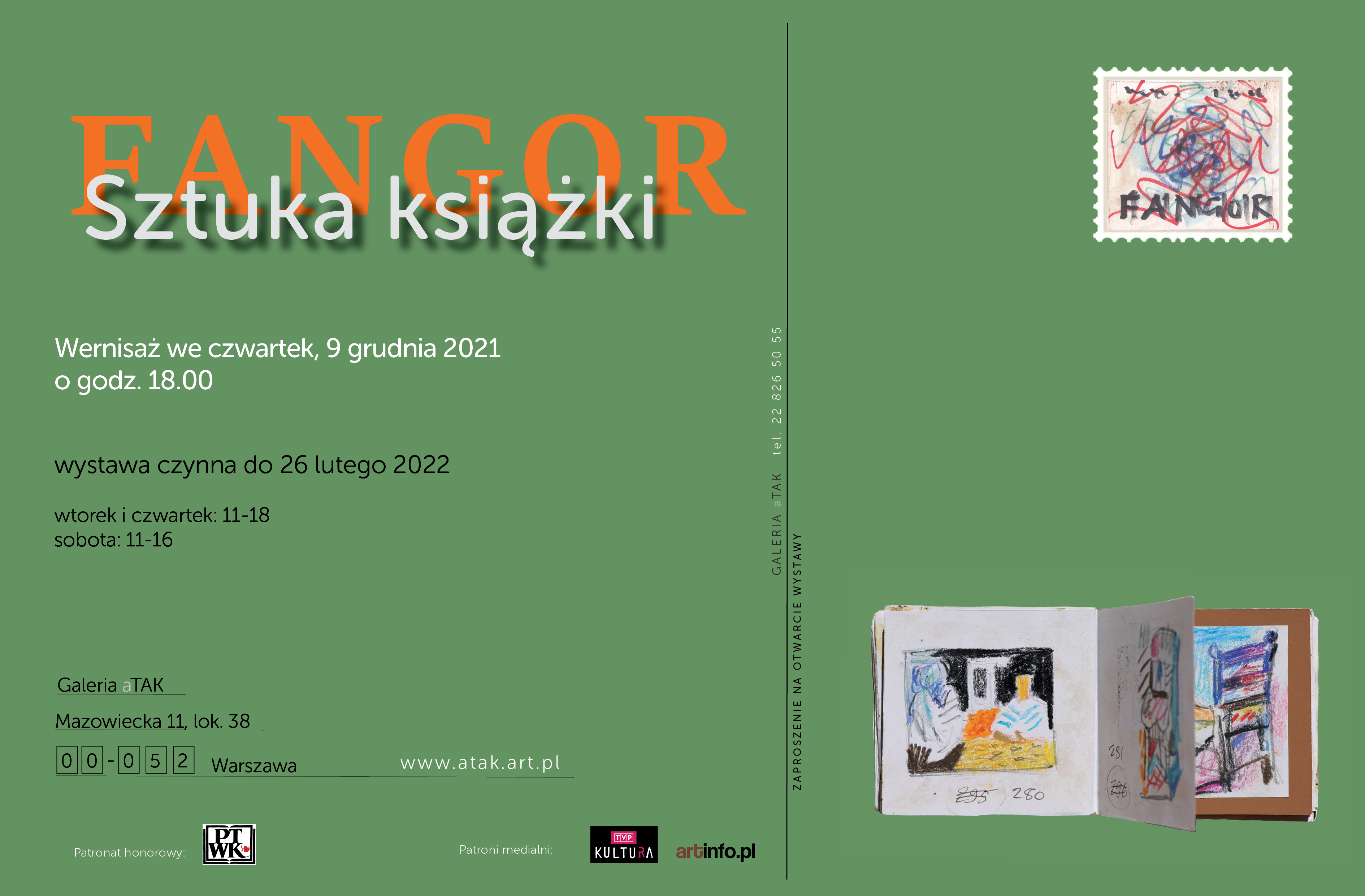 W czwartek, 9 grudnia wystawa: Fangor. Sztuka książki,