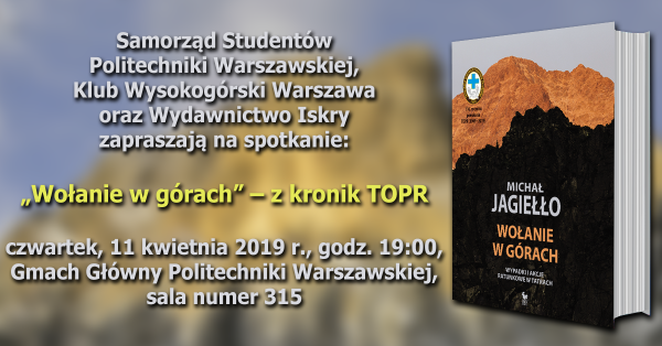 W Iskrach:  "Wołanie w górach" – z kronik TOPR