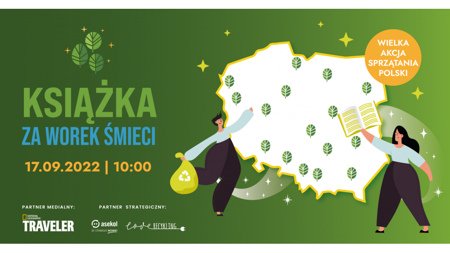 We wrześniu akcja „Książka za worek śmieci”