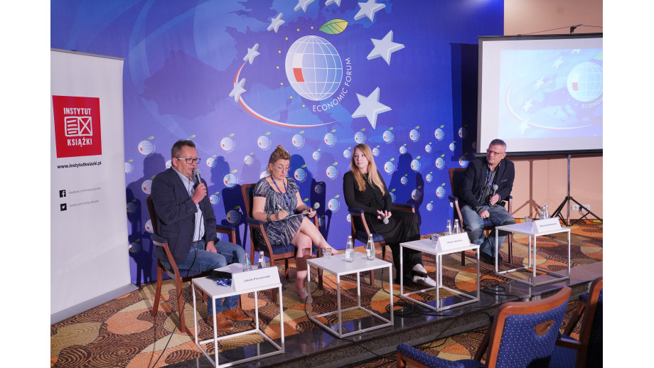 Wiktoria Amelina i Wojciech Chmielewski na XXXI Forum Ekonomicznym w Karpaczu