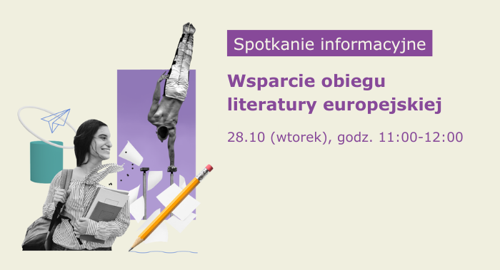 Wsparcie obiegu literatury europejskiej 2026 - spotkanie informacyjne online