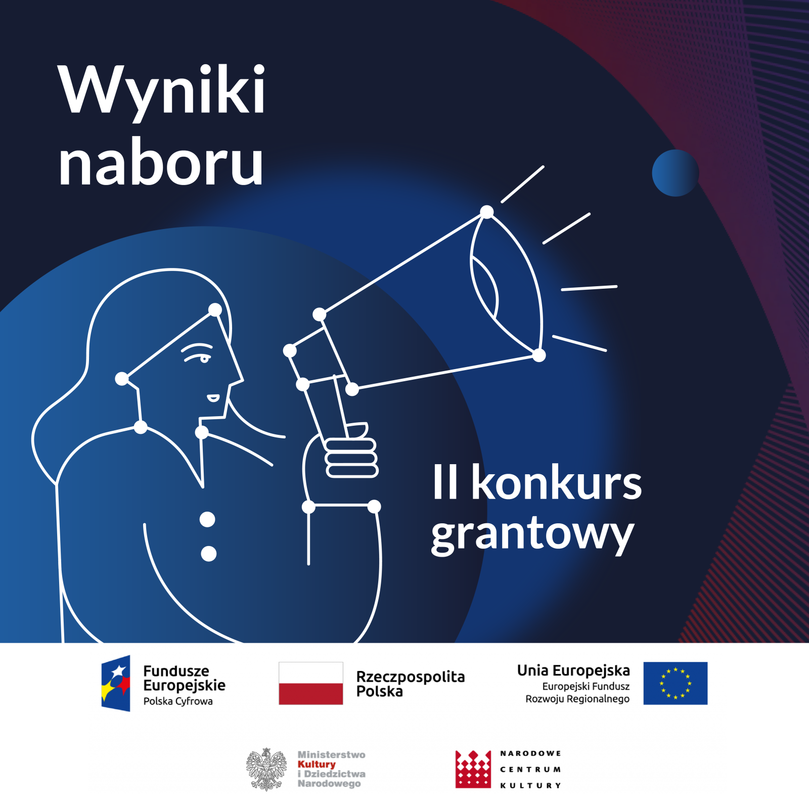 Wyniki naboru do II konkursu grantowego. Konwersja cyfrowa domów kultury.