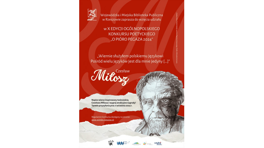 X edycja Ogólnopolskiego Konkursu Poetyckiego „O Pióro Pegaza”