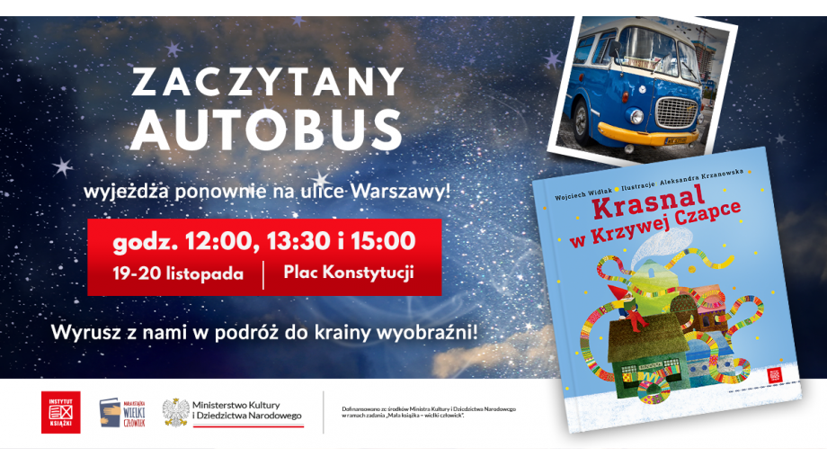 Zaczytany autobus ponownie wyjedzie na ulice Warszawy