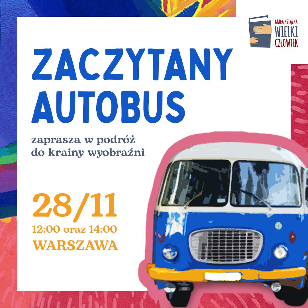 Zaczytany autobus zaprasza dzieci w podróż do krainy wyobraźni