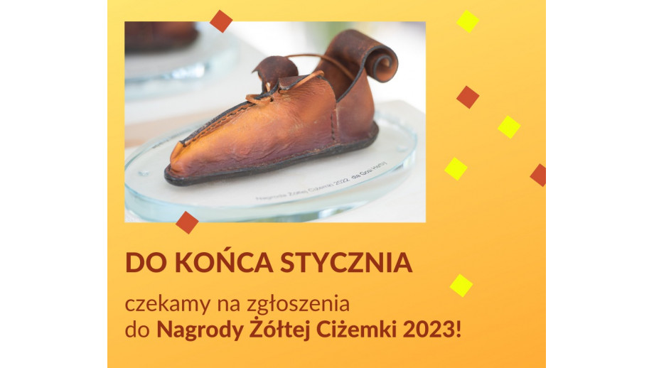 Zgłoszenia do VII edycji Nagrody Żółtej Ciżemki